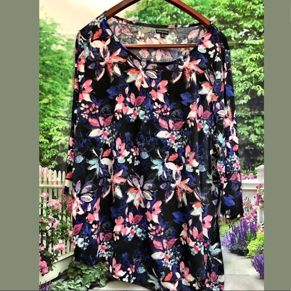 Ava Grace 3x Button Down Blouse - image 1